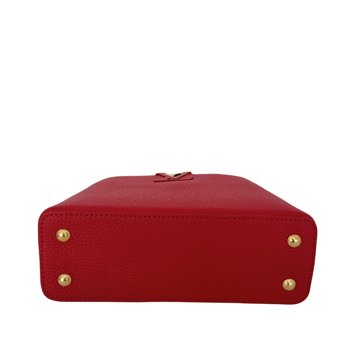 Louis Vuitton My Capucines Small Taurillon Leder rot Fullset / sehr gut Louis Vuitton