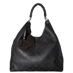 Louis Vuitton Carmel Mahina Black / very good