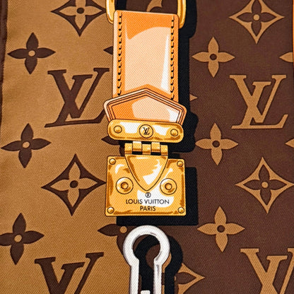 Louis Vuitton Carré Monogram Confidential Tuch Braun  / neuwertig Louis Vuitton