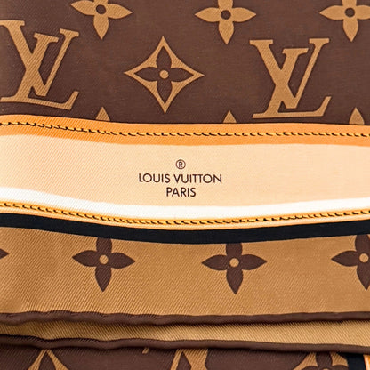Louis Vuitton Carré Monogram Confidential Tuch Braun  / neuwertig Louis Vuitton