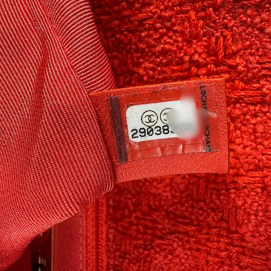 Chanel 19 Flap Bag Small Tasche Tweed Orange Fullset / neuwertig Chanel
