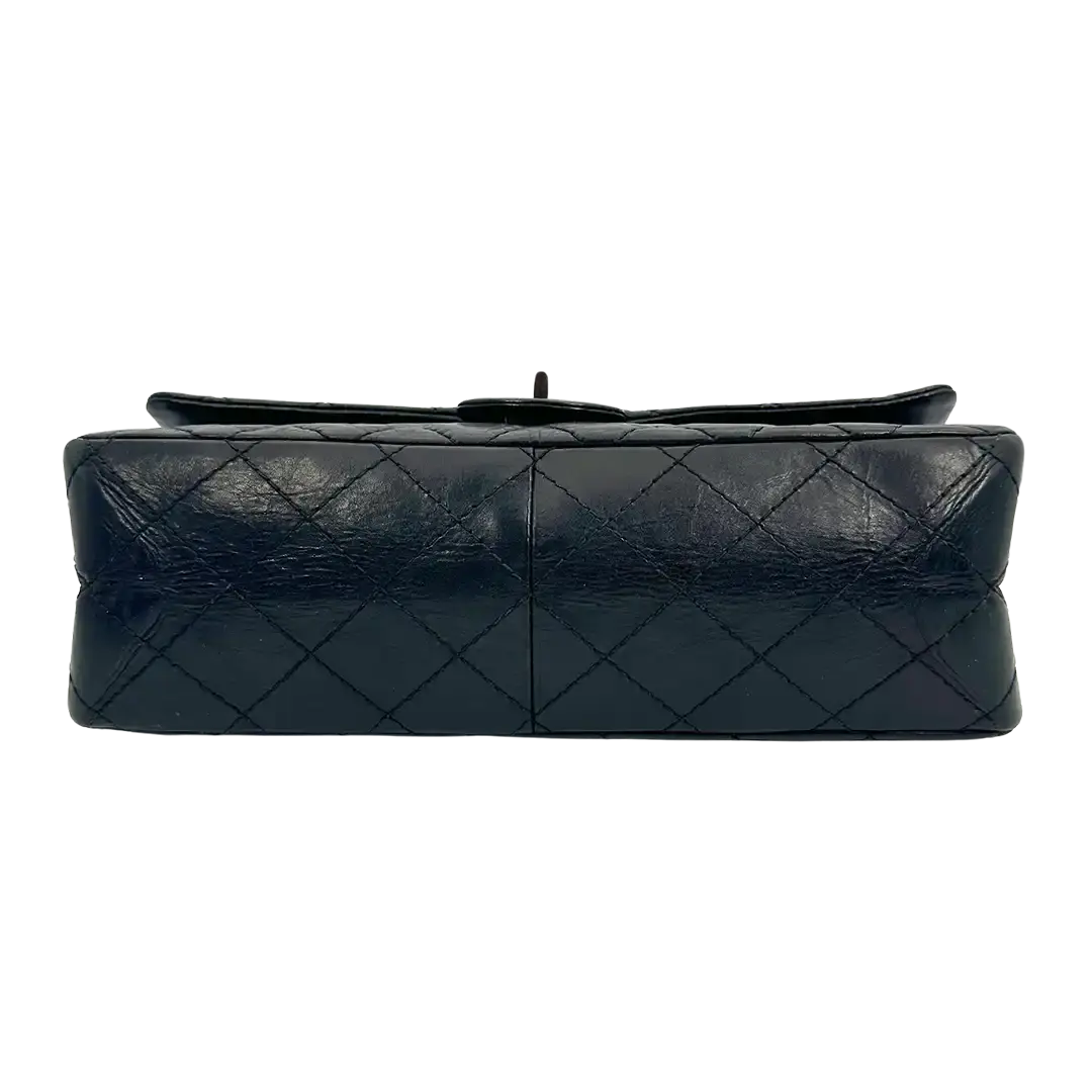 Chanel 2.55 Reissue 226 Medium Double Flap Bag schwarz / neuwertig Chanel
