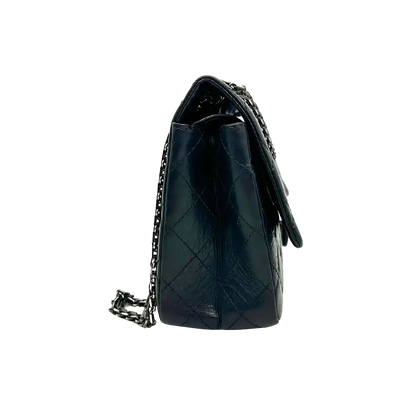 Chanel 2.55 Reissue 226 Medium Double Flap Bag schwarz / neuwertig Chanel