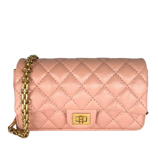 Chanel 2.55 Reissue Beltbag Rose goldene Hardware Fullset / sehr gut Chanel