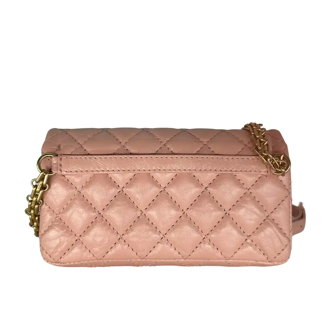Chanel 2.55 Reissue Beltbag Rose goldene Hardware Fullset / sehr gut Chanel