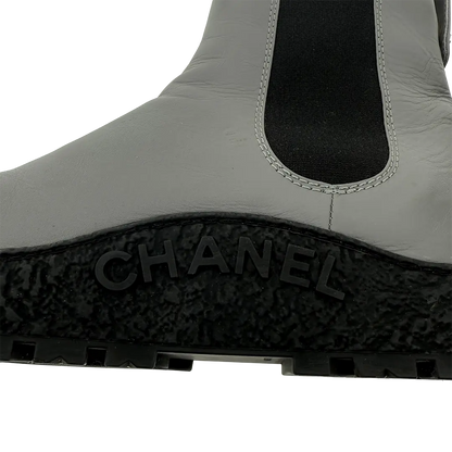 Chanel Boots grau Größe 41 / guter Zustand Chanel