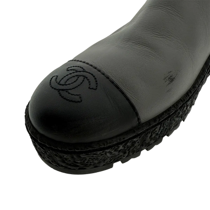 Chanel Boots grau Größe 41 / guter Zustand Chanel