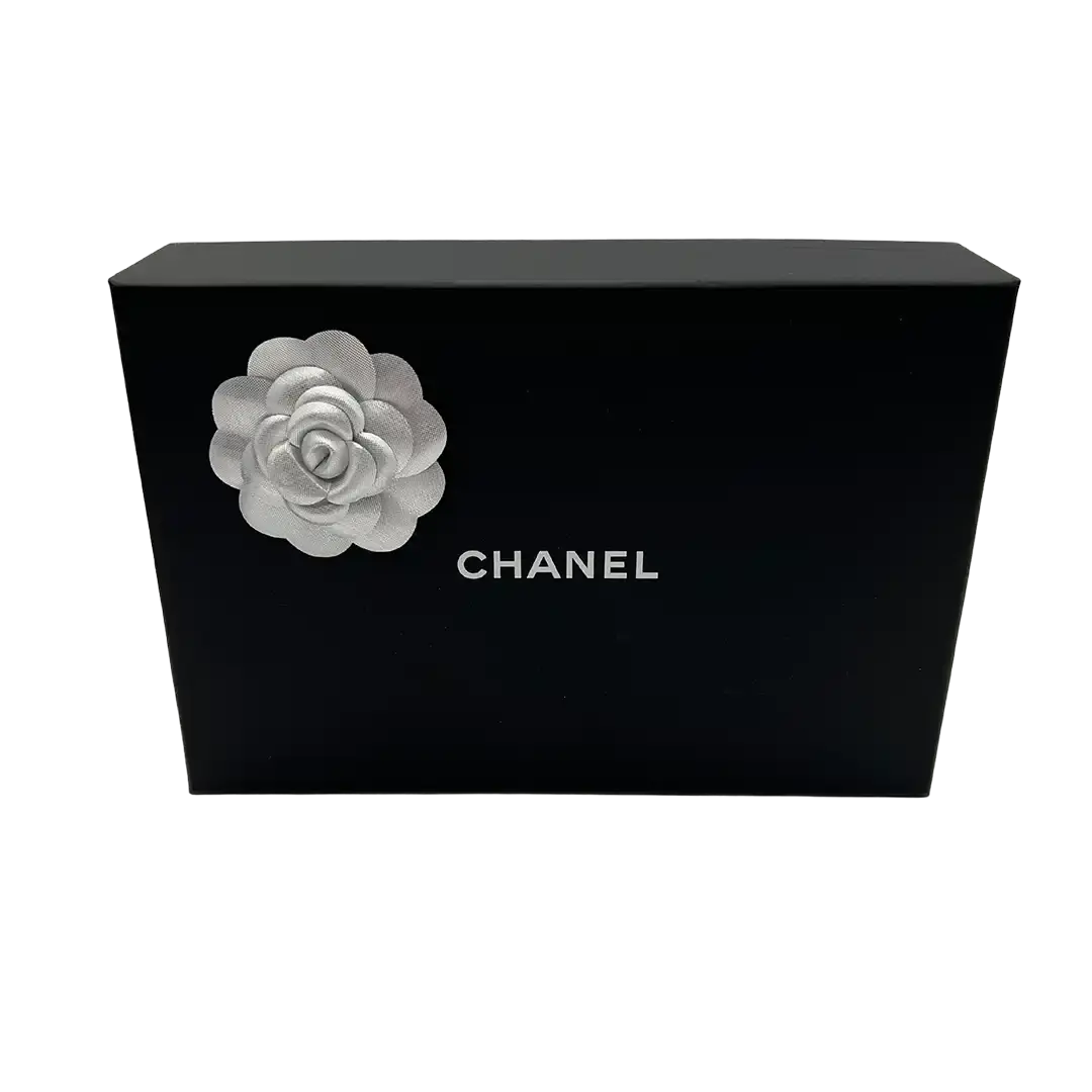 Chanel Boy Strass Wallet On Chain WOC Kalbsleder schwarz / ungetragen Chanel