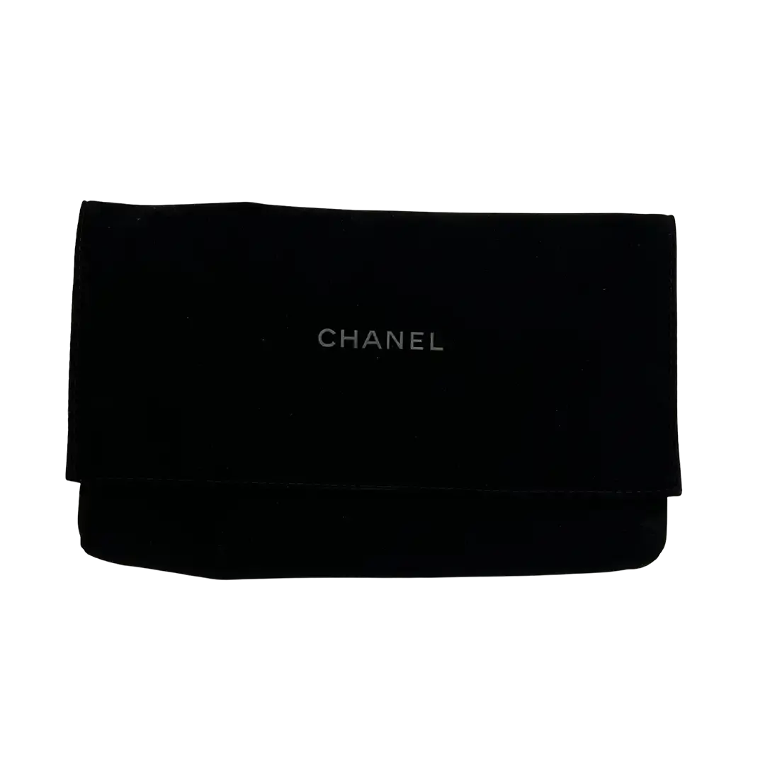 Chanel Boy Strass Wallet On Chain WOC Kalbsleder schwarz / ungetragen Chanel