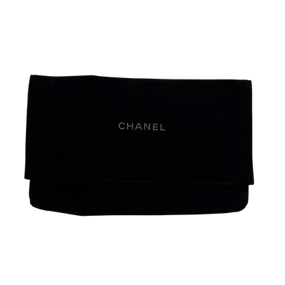 Chanel Boy Strass Wallet On Chain WOC Kalbsleder schwarz / ungetragen Chanel