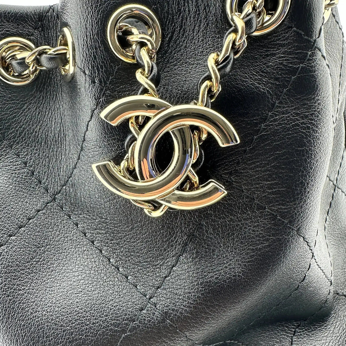 Chanel CC Rucksack Lammleder selten Fullset 2023 / ungetragen Chanel
