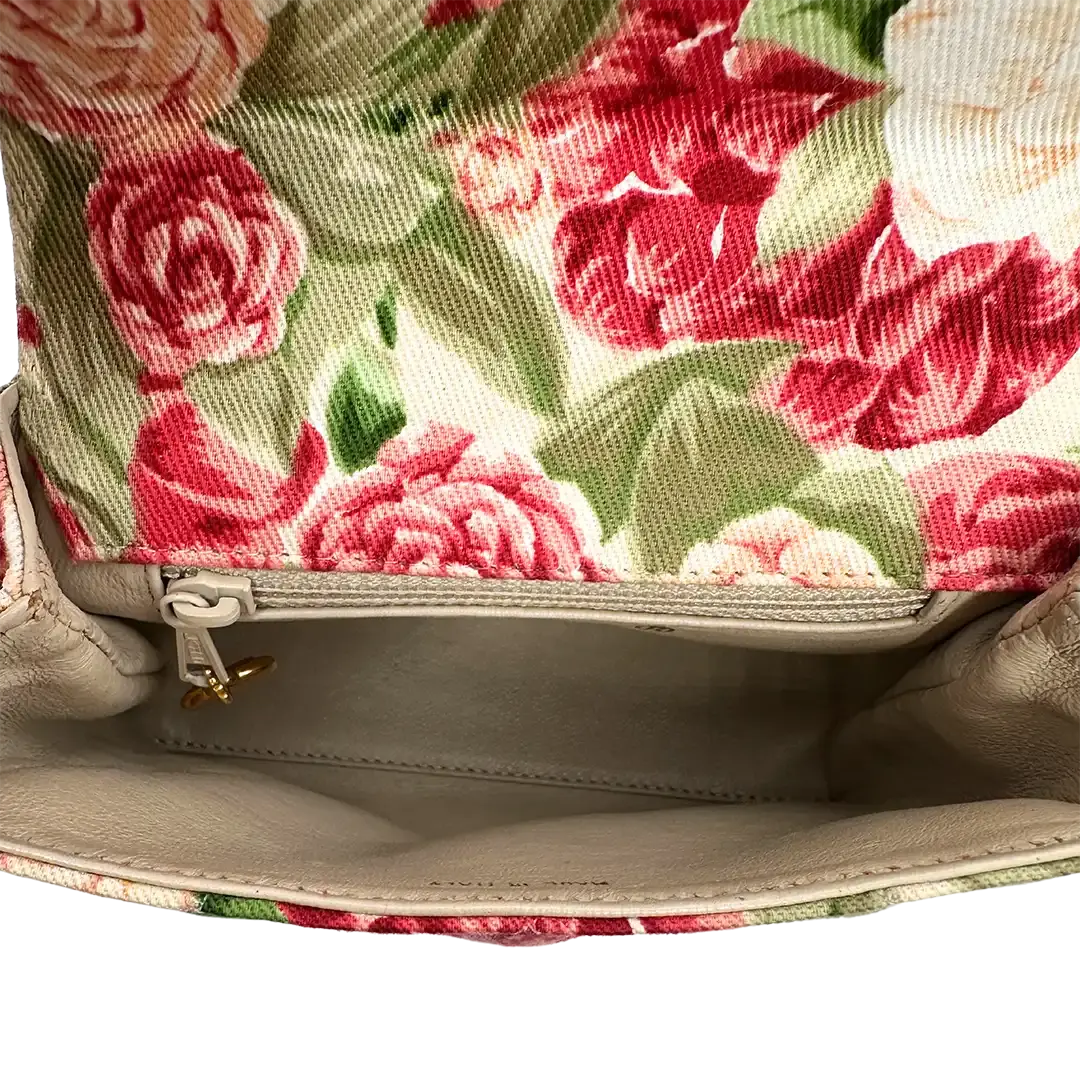 Chanel Camellia Mini Schultertasche Floral / sehr gut Chanel