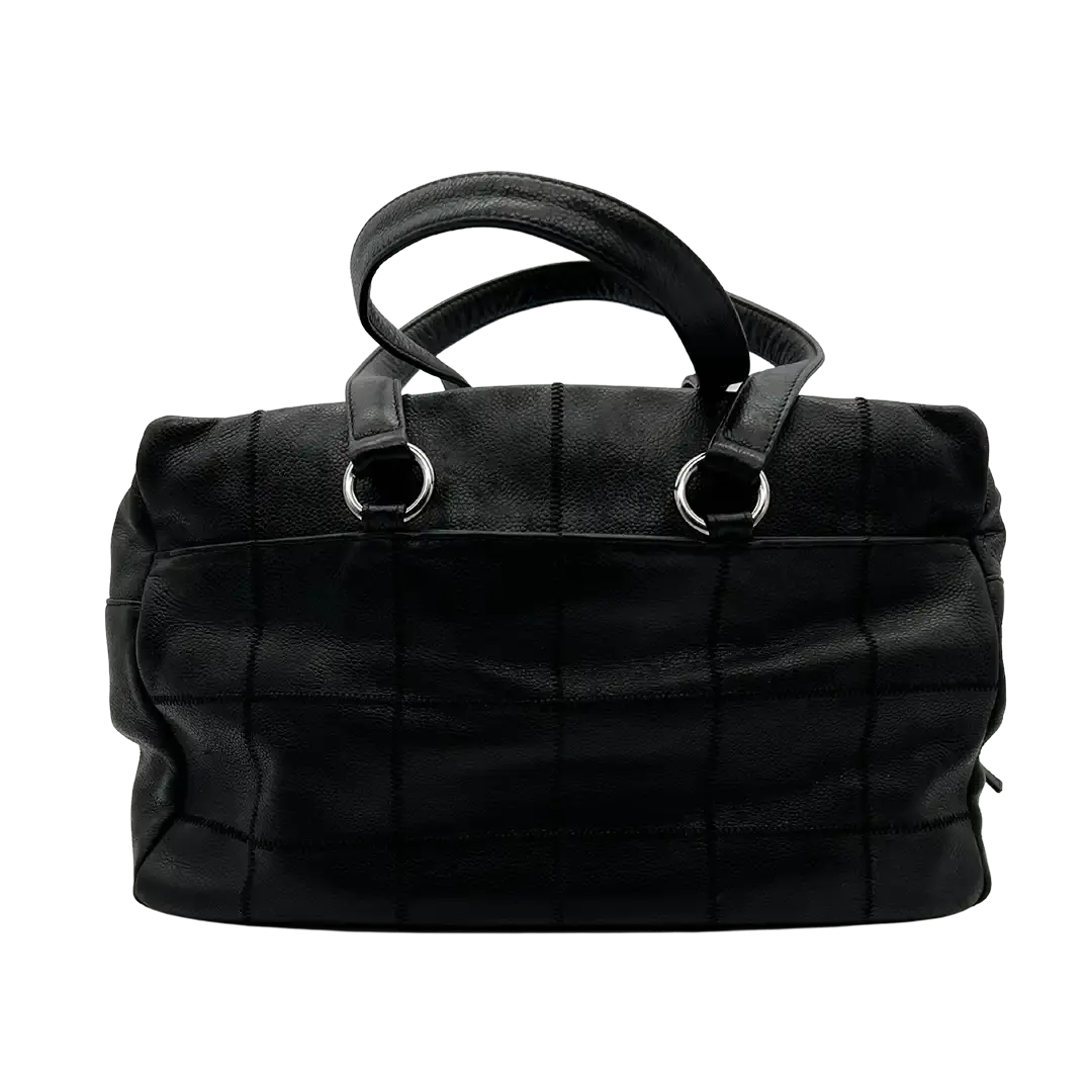 Chanel Chocolate Bar Tote Bag schwarz / gut Chanel