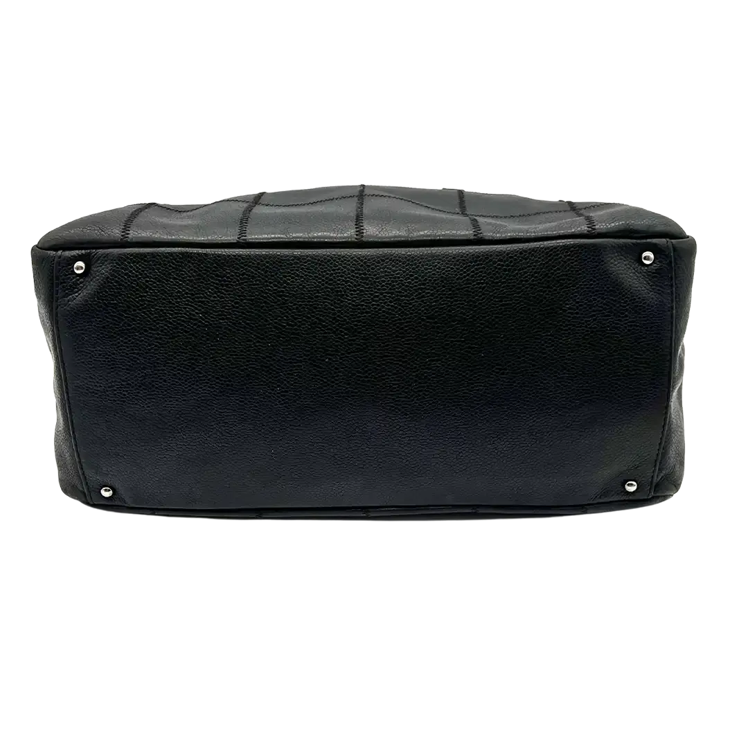 Chanel Chocolate Bar Tote Bag schwarz / gut Chanel