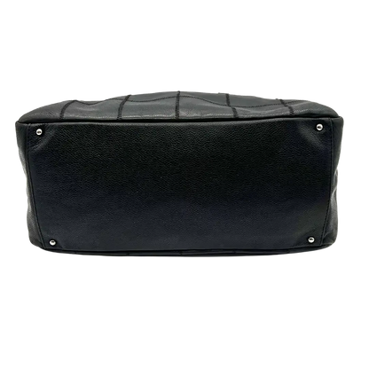 Chanel Chocolate Bar Tote Bag schwarz / gut Chanel