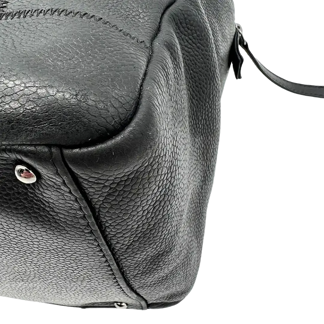 Chanel Chocolate Bar Tote Bag schwarz / gut Chanel