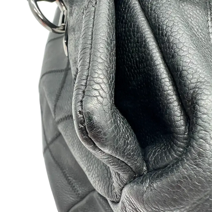 Chanel Chocolate Bar Tote Bag schwarz / gut Chanel