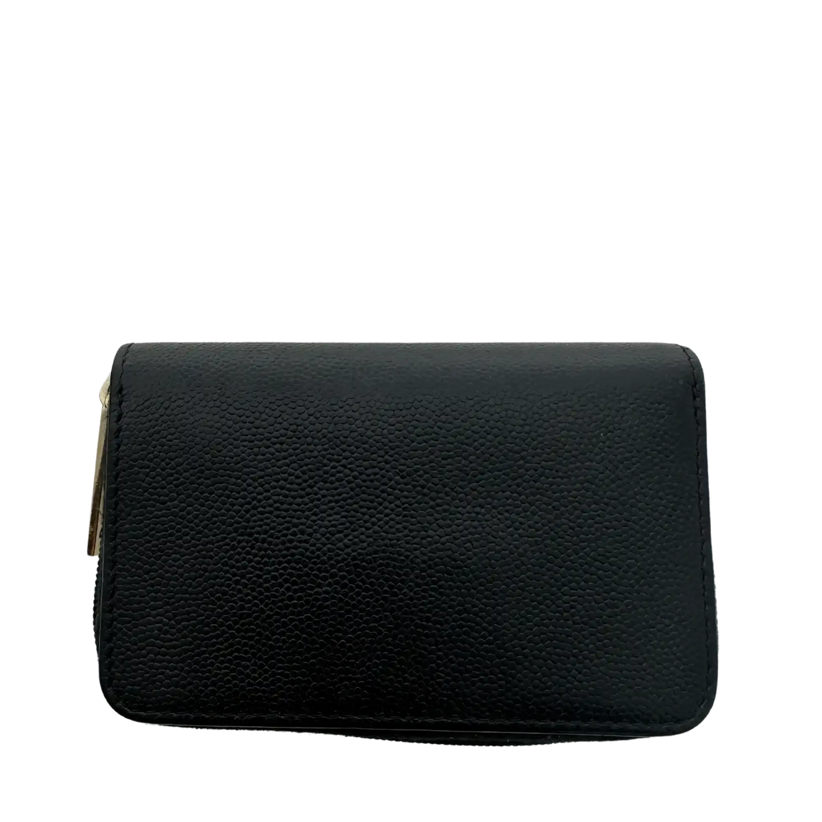 Chanel Coco Mark  kleine Geldbörse CC Leder schwarz / sehr gut Chanel
