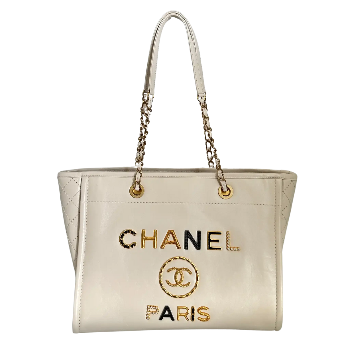 Chanel Deauville Charms Small aged Calfskin 2021 / sehr gut Chanel