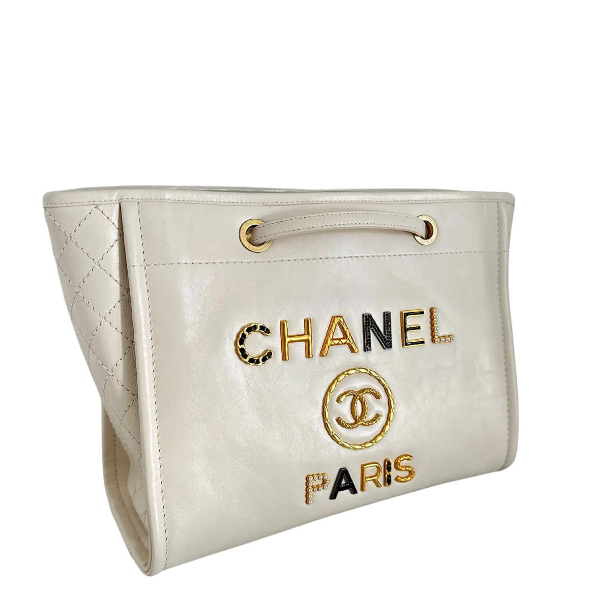 Chanel Deauville Charms Small aged Calfskin 2021 / sehr gut Chanel
