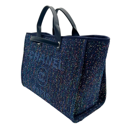 Chanel Deauville Pailetten blau  seite