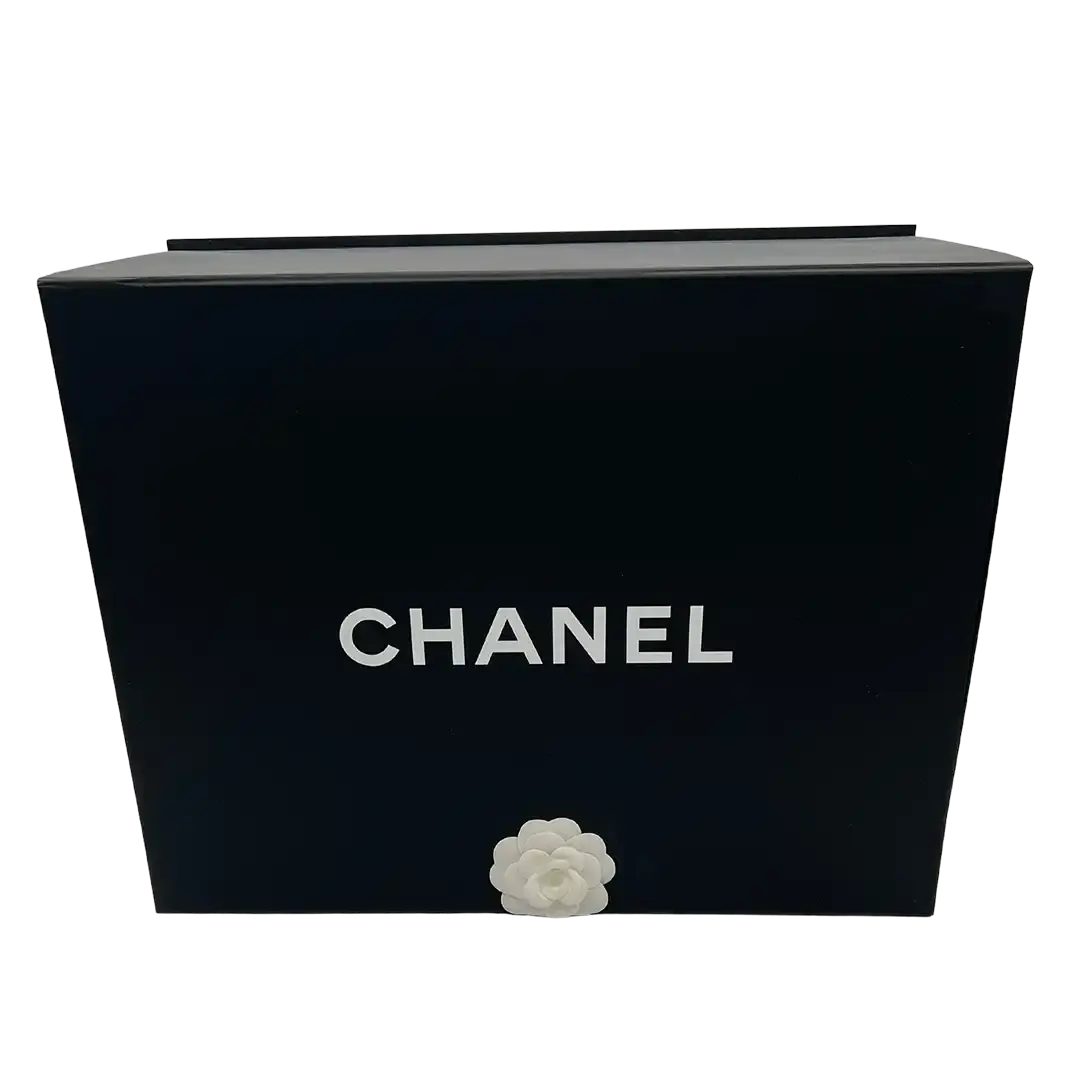 Chanel Deauville Shopping Bag blau Pailetten silberne Hardware / neu Chanel