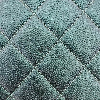 Chanel Filigree Vanity Case Bag Small Metallic Blau Grün limitiert/ sehr gut Chanel
