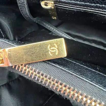 Chanel GST Shopping Bag Kaviarleder schwarz / gut Chanel