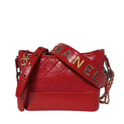 Chanel Gabrielle mittelgroß Hobo Bag rot 2020 Fullset / Sehr gut Chanel
