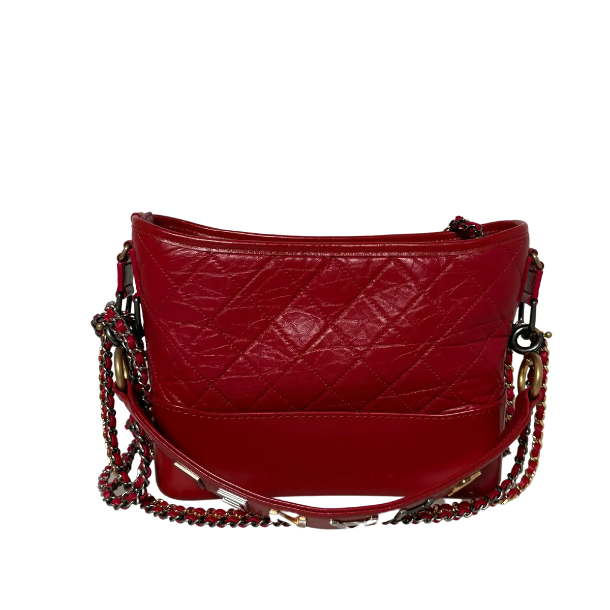 Chanel Gabrielle mittelgroß Hobo Bag rot 2020 Fullset / Sehr gut Chanel
