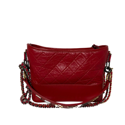 Chanel Gabrielle mittelgroß Hobo Bag rot 2020 Fullset / Sehr gut Chanel