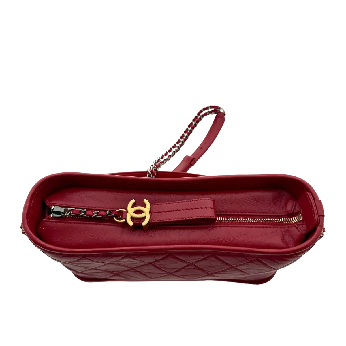 Chanel Gabrielle mittelgroß Hobo Bag rot 2020 Fullset / Sehr gut Chanel