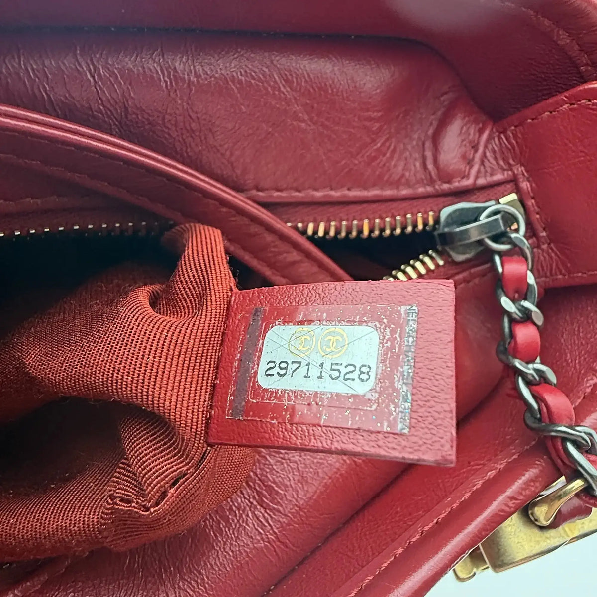 Chanel Gabrielle mittelgroß Hobo Bag rot 2020 Fullset / Sehr gut Chanel