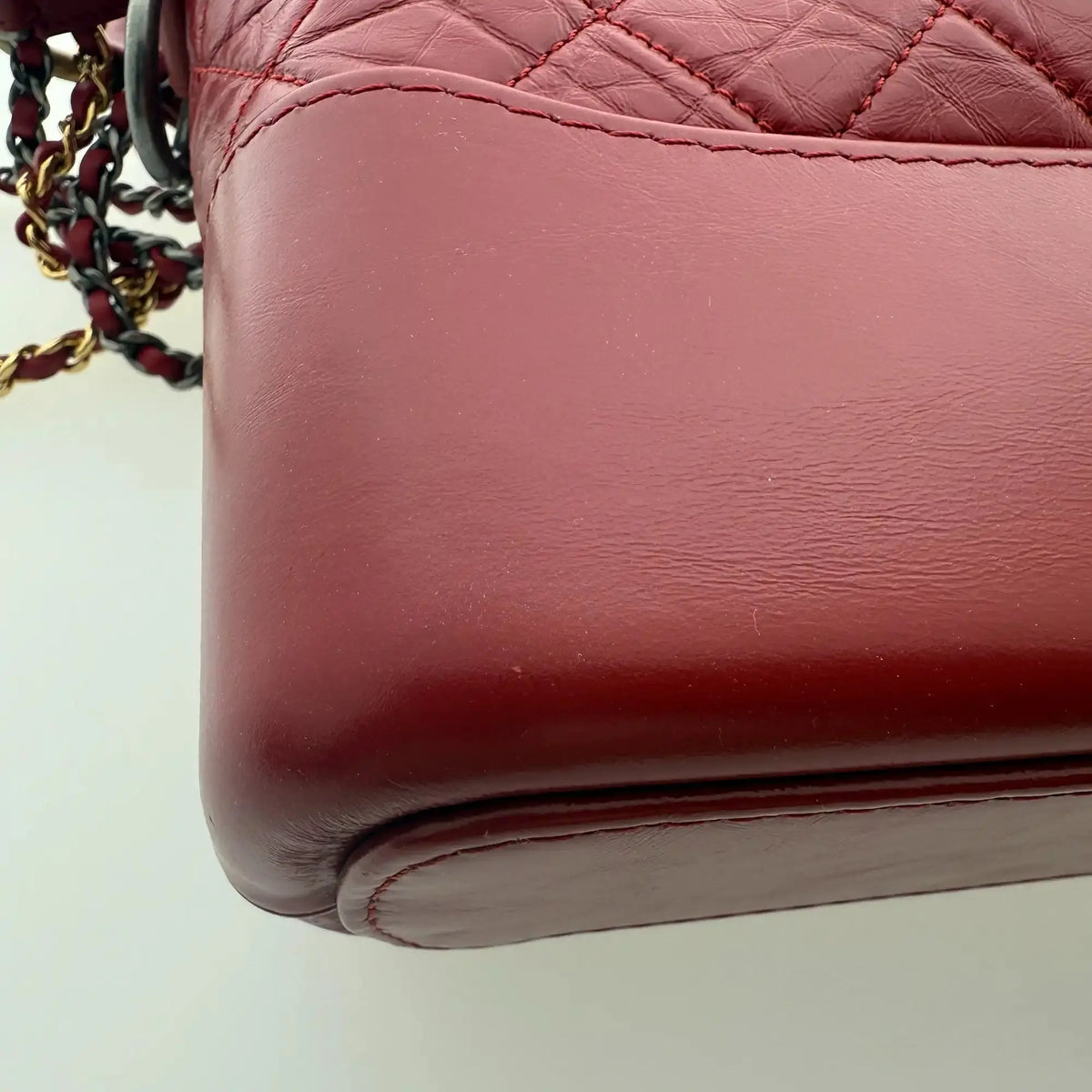 Chanel Gabrielle mittelgroß Hobo Bag rot 2020 Fullset / Sehr gut Chanel