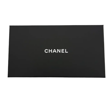 Chanel Geldbörse / Brieftasche Lammleder schwarz / ungetragen Chanel