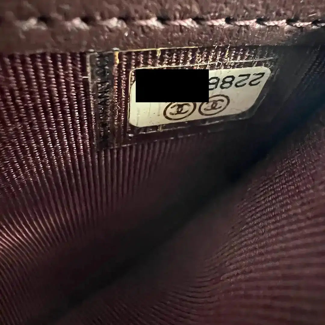 Chanel Geldbörse / Brieftasche Lammleder schwarz / ungetragen Chanel