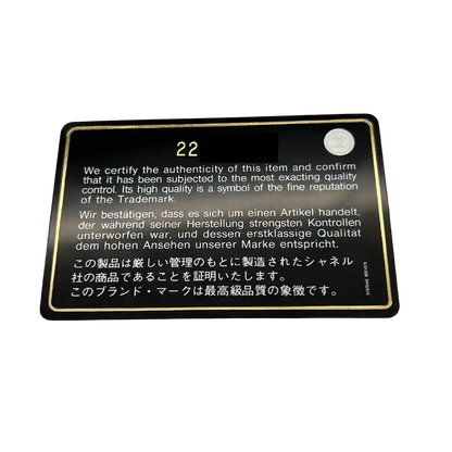 Chanel Geldbörse / Brieftasche Lammleder schwarz / ungetragen Chanel