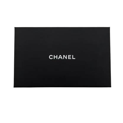 Chanel Kartenetui gestepptes Lammleder schwarz / ungetragen Chanel