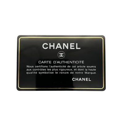 Chanel Kartenetui gestepptes Lammleder schwarz / ungetragen Chanel