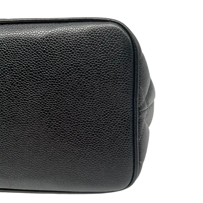 Chanel Médallion Kaviar Leder Shopping Bag schwarz / gut - Echtheitscheck