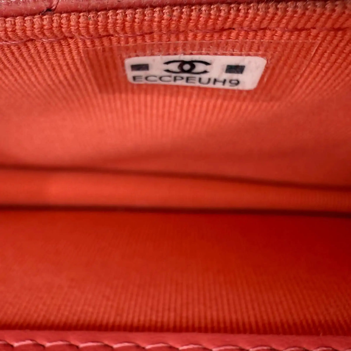 Chanel Mini Wallet on Chain rosa apricot selten / ungetragen Chanel