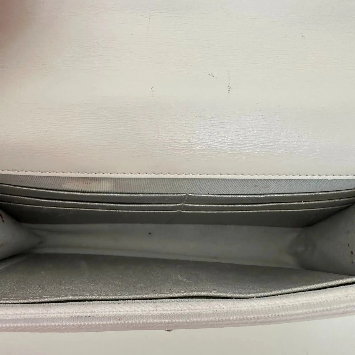 Chanel Multicolor Top Handle Wallet on Chain weiß / gut Chanel