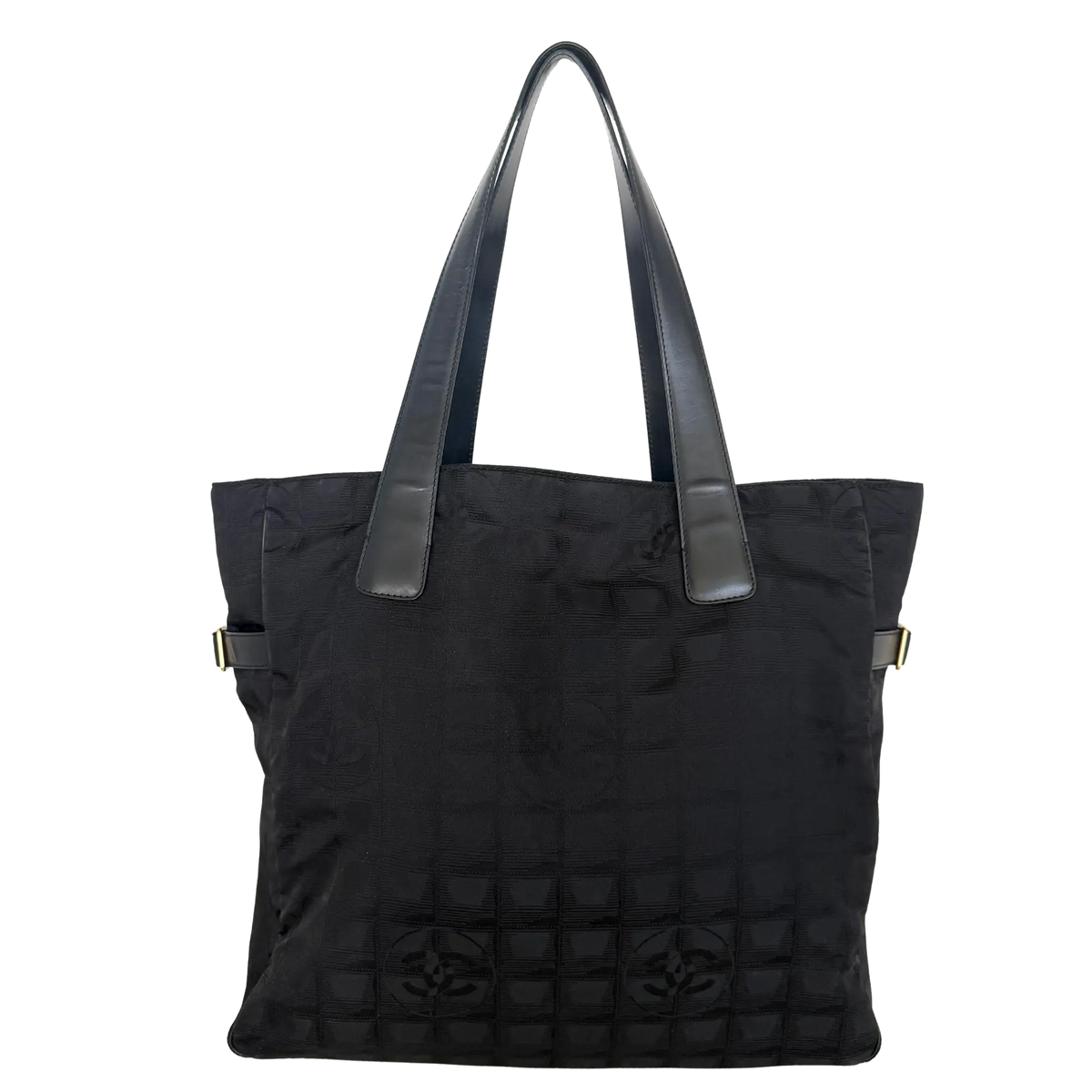 Chanel New Travel Line Tote Bag Schwarz / sehr gut Chanel