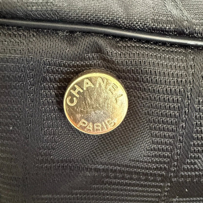 Chanel New Travel Line Tote Bag Schwarz / sehr gut Chanel