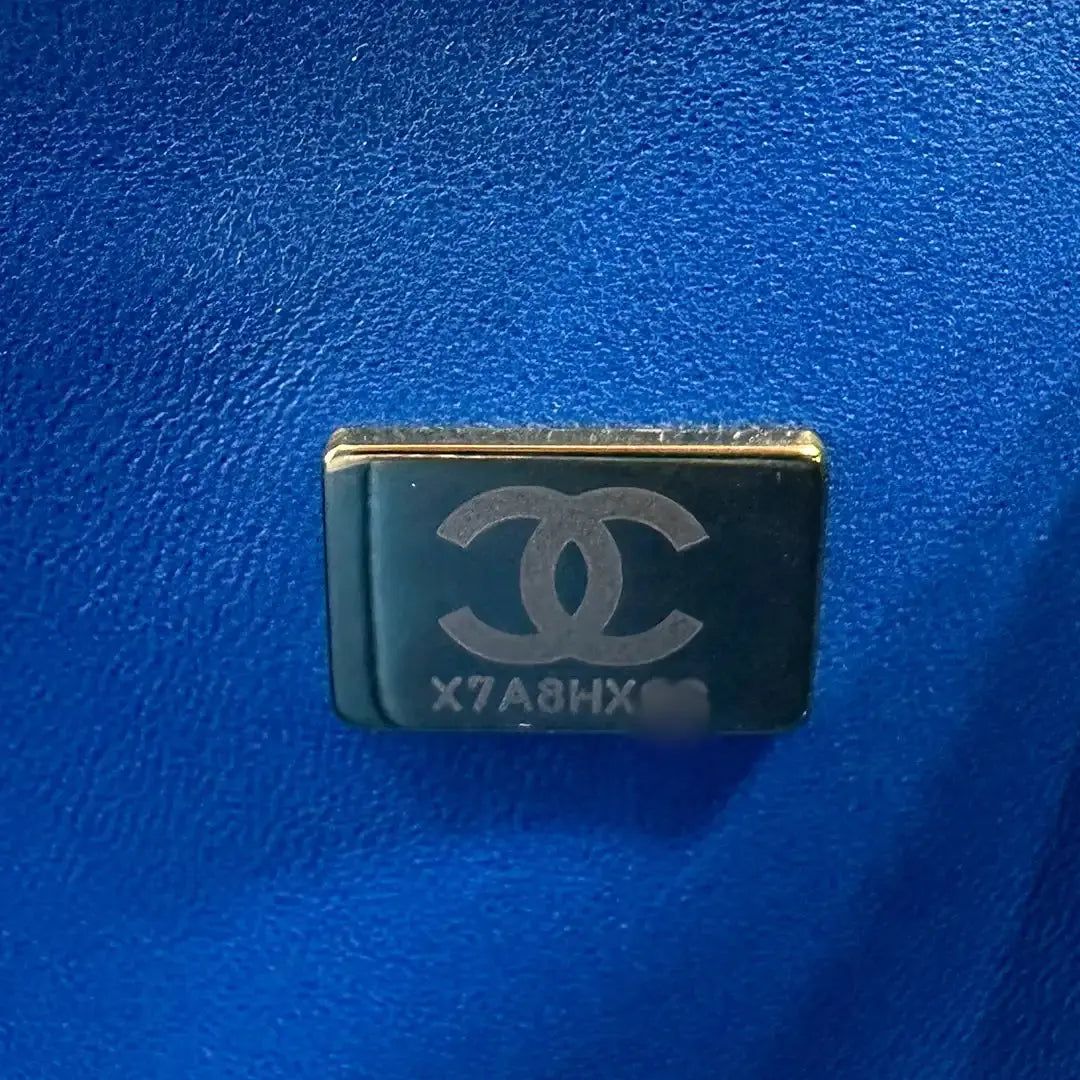 Chanel Timeless Double Flapbag Medium Kaviarleder blau 2022 Fullset / ungetragen Chanel