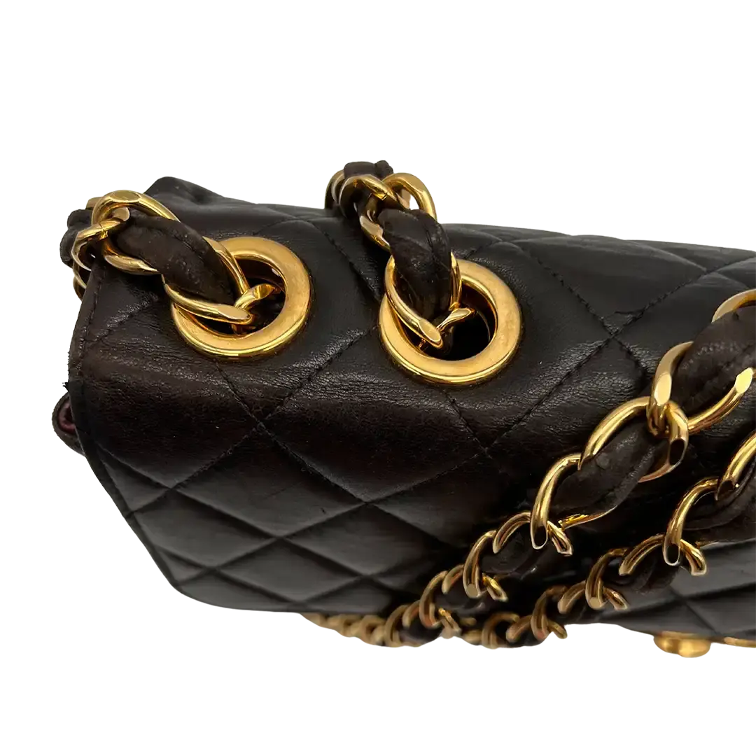 Chanel Timeless Jumbo Calfskin schwarz / gut Chanel