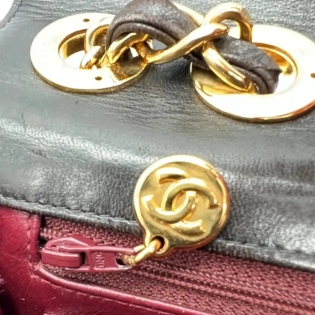 Chanel Timeless Jumbo Calfskin schwarz / gut Chanel