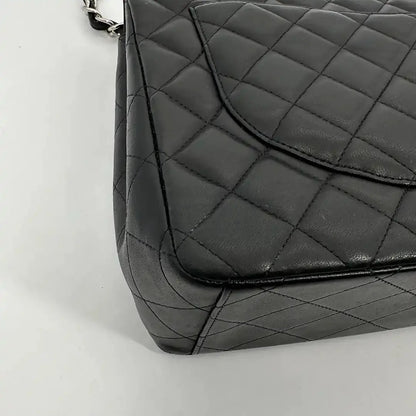 Chanel Timeless Jumbo Double Flap Bag 2011 schwarz Lammleder / sehr gut Chanel
