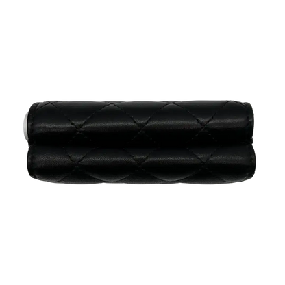 Chanel Timeless Portemonnaie aus Lammleder schwarz / ungetragen Chanel