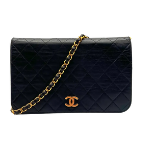 Chanel Timeless Wallet on Chain WOC Vintage Lamsleer zwart
